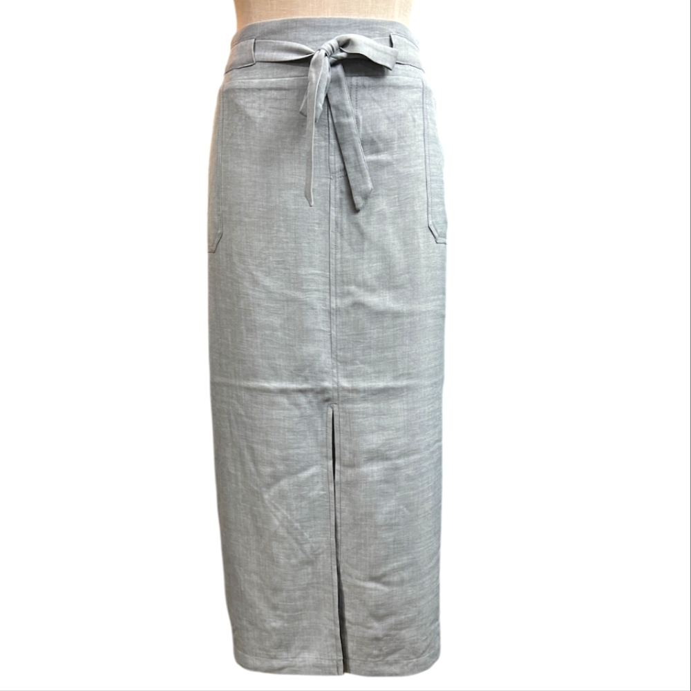 SOHO APPAREL LTD. Elegant Gray Pencil Skirt  (NWT)
